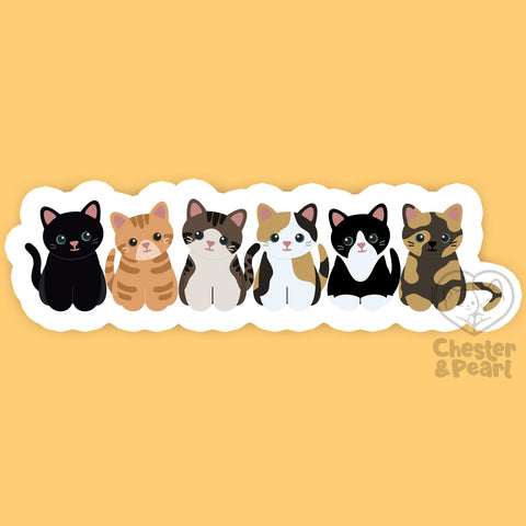Looks Like My Cat! Black tuxedo cat sticker – Chester & Pearl