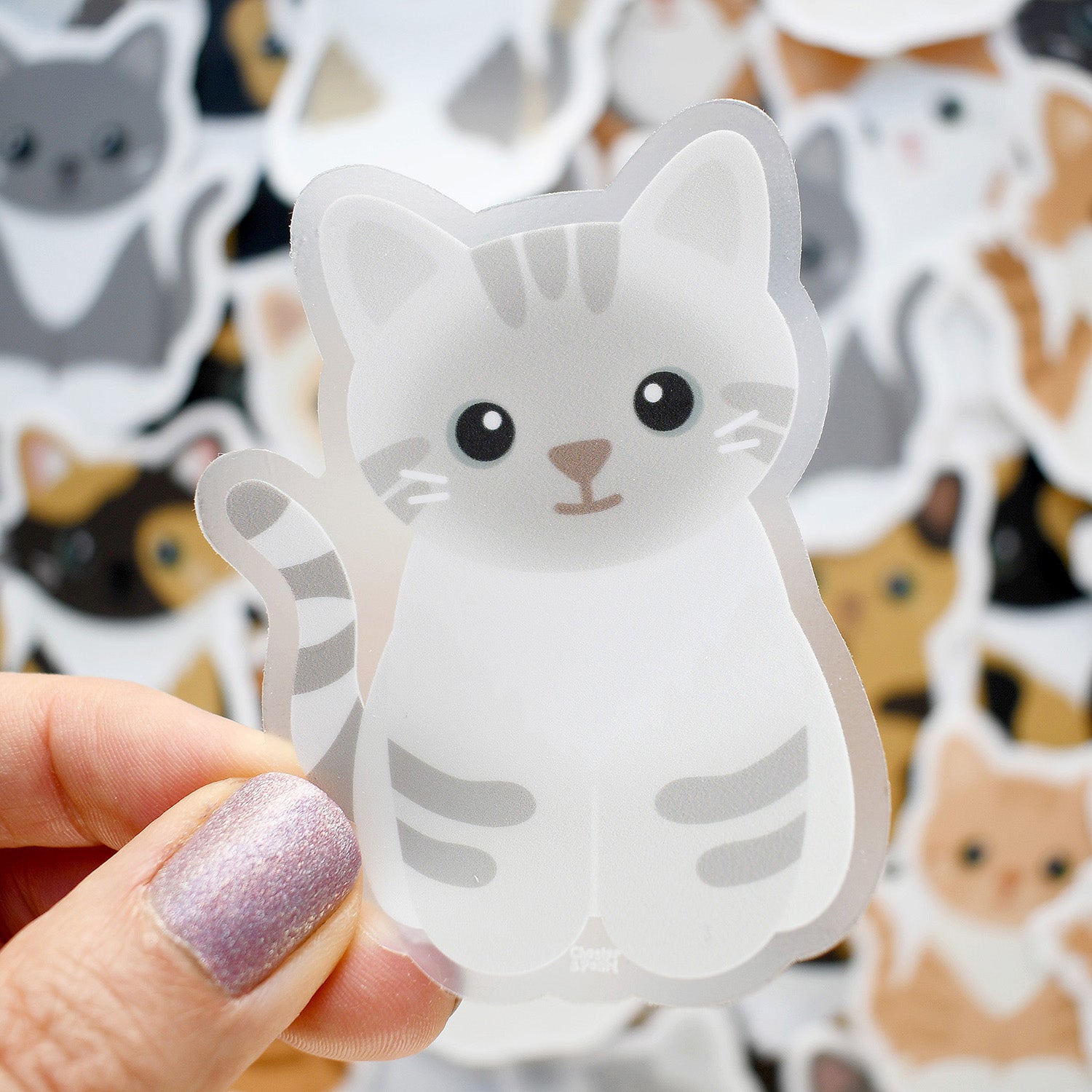 Looks Like My Cat! Lynx point Siamese cat sticker