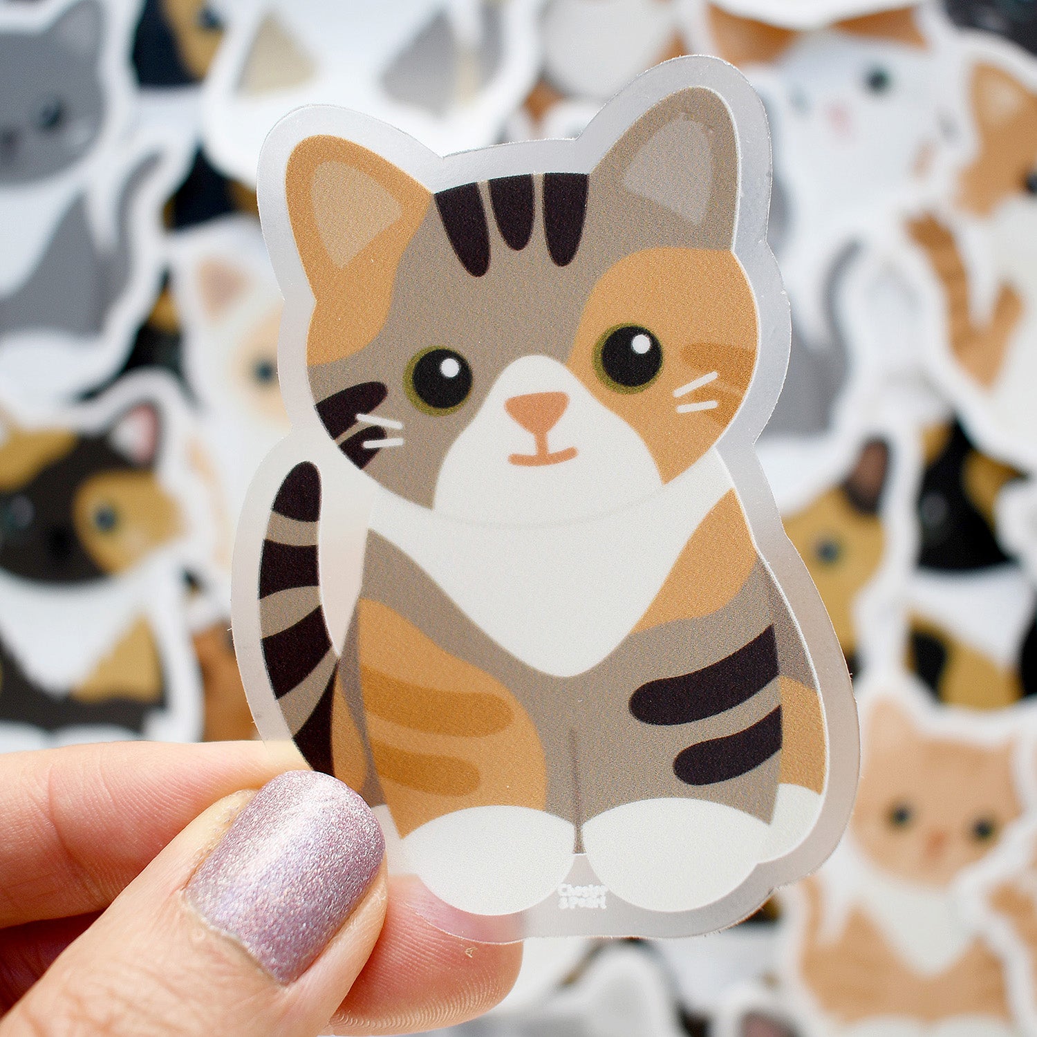 Looks Like My Cat! Tabico caliby cat sticker