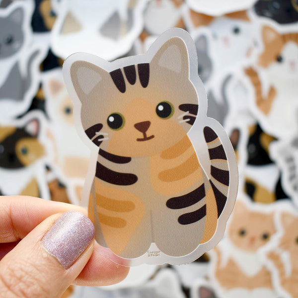 Looks Like My Cat! Torbie cat sticker