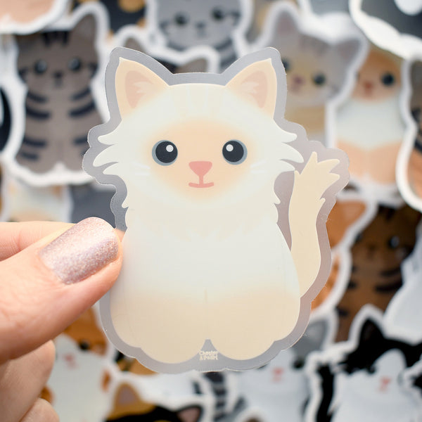 Looks Like My Cat! Ragdoll cat sticker