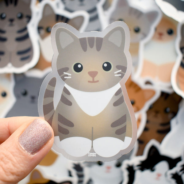 Looks Like My Cat! Dilute torbie cat sticker