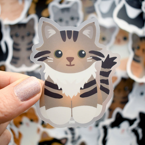 Looks Like My Cat! Torbie cat sticker