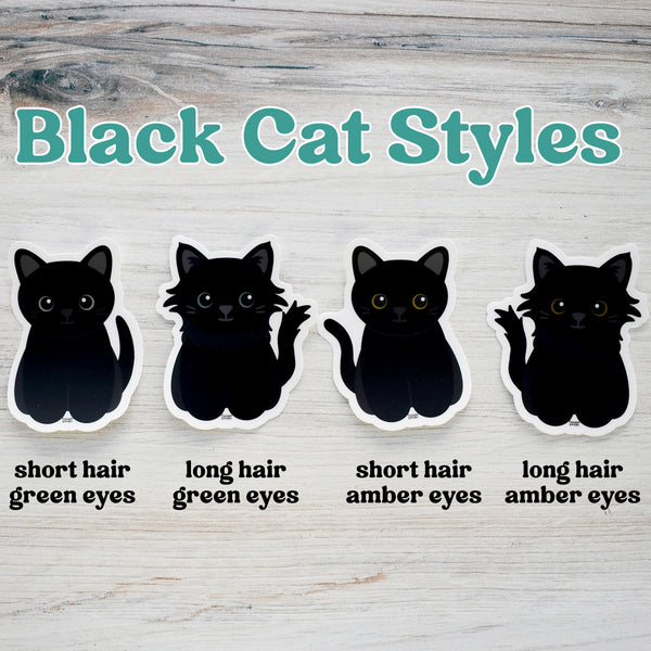Looks Like My Cat! Black cat sticker