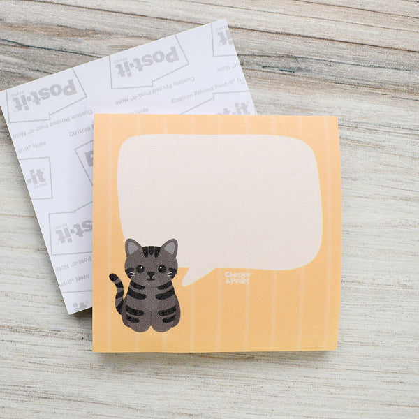 Brown Tabby Cat Post-It® Notes