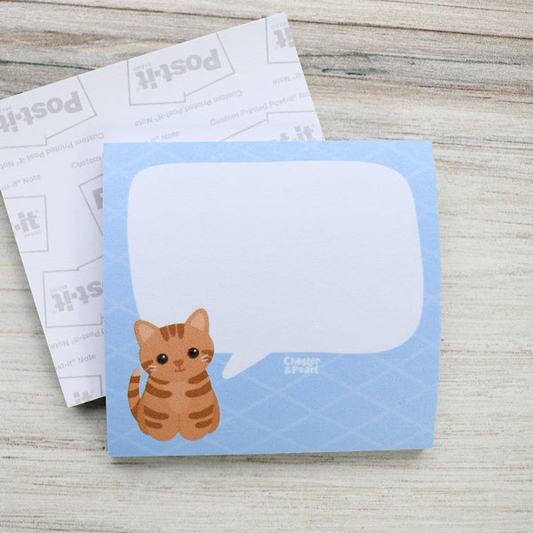 Orange Tabby Cat Post-It® Notes