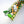 White Cat in Flowers Kicker Cat Toy