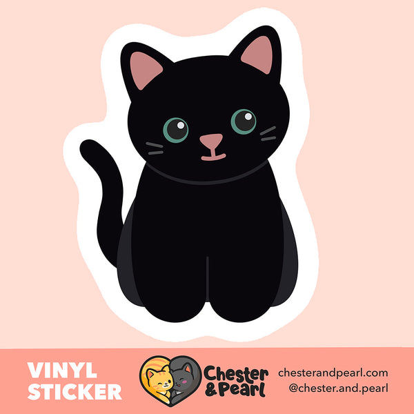 Looks Like My Cat! Black cat sticker