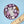 Gray Tabby Cat in Flowers 3-in. Round Vinyl Sticker